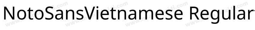 NotoSansVietnamese Regularttf字体转换